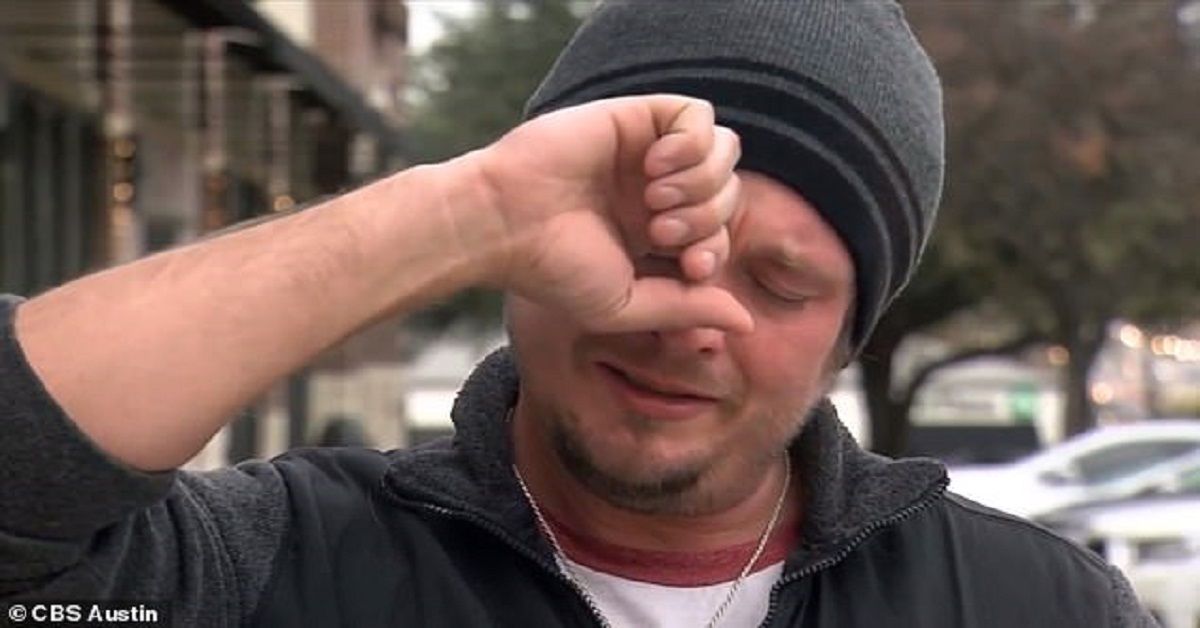 il disperato appello dell’uomo
