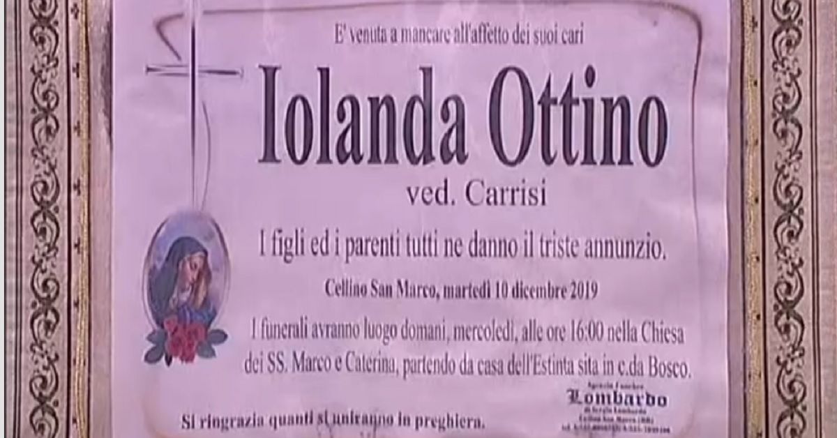 Al Bano arriva alla camera ardente di mamma Jolanda