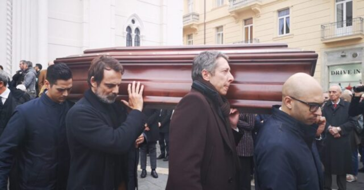 Il funerale del papà di Alessandro Preziosi
