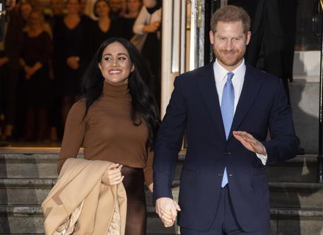 Duke and Duchess of Sussex at Canada House in London