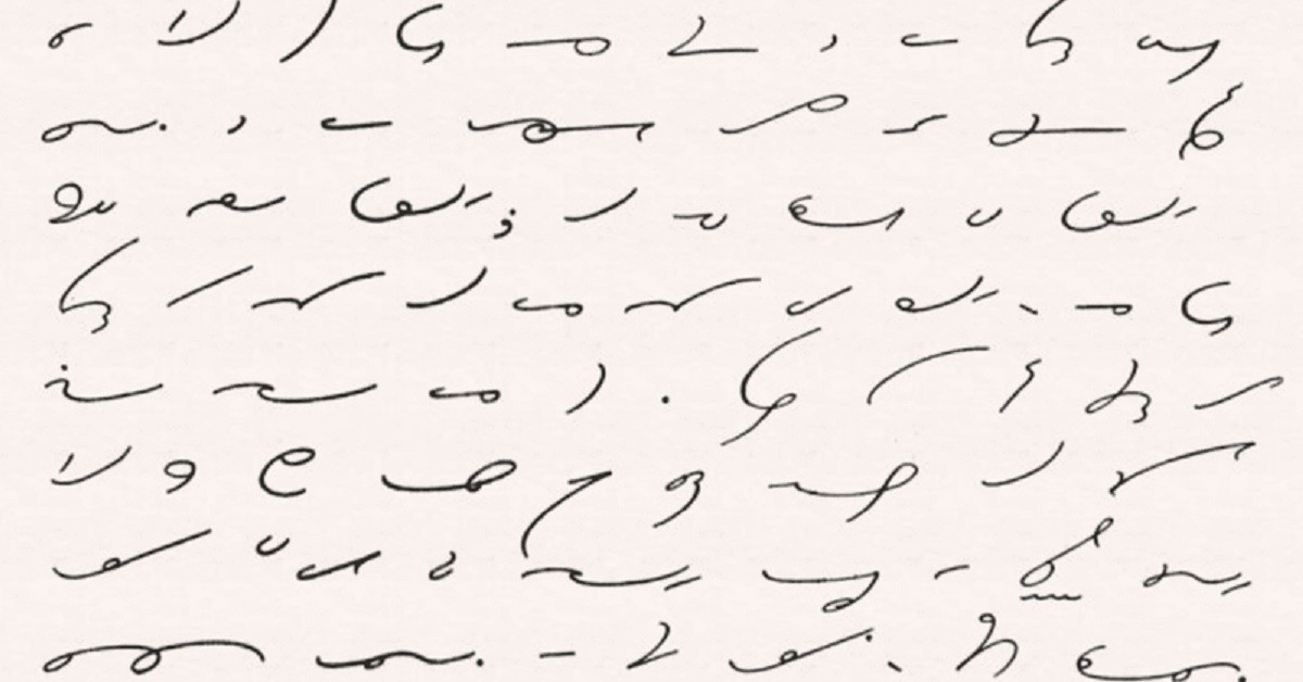 Conosci questa strana scrittura? L’hanno inventata per prendere appunti più facilmente