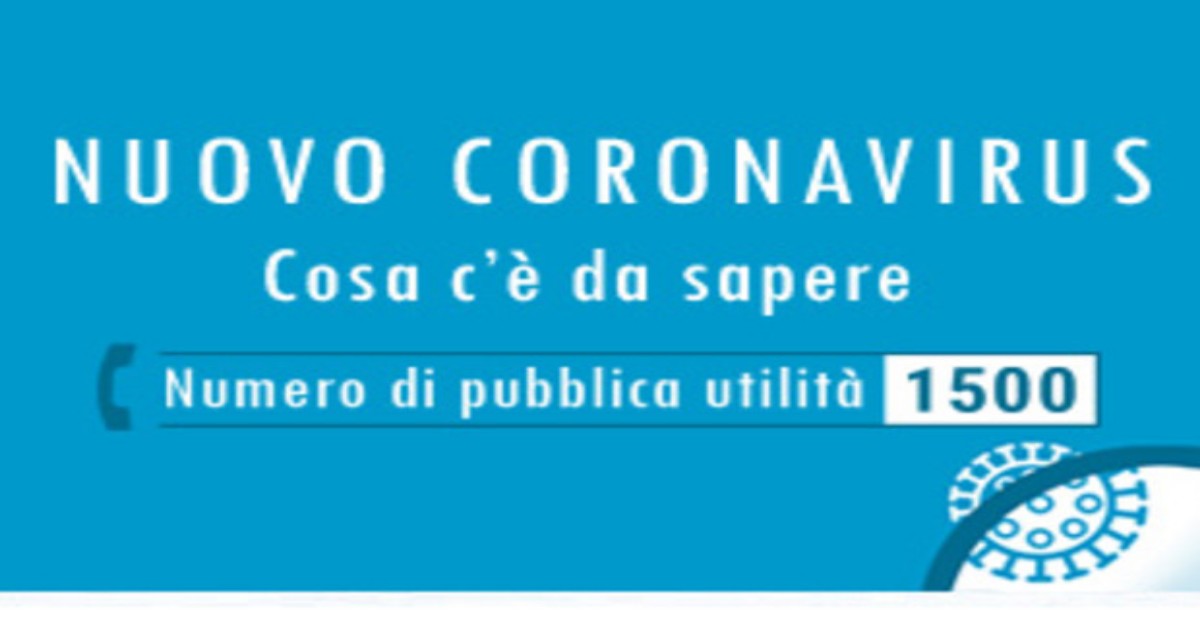 Coronavirus, i consigli del Ministero della Salute