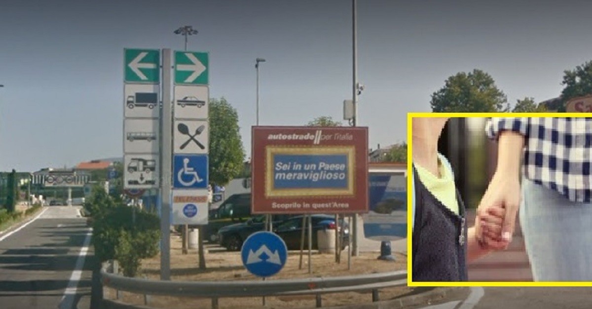Caserta, papà abbandona moglie e figlia in autostrada