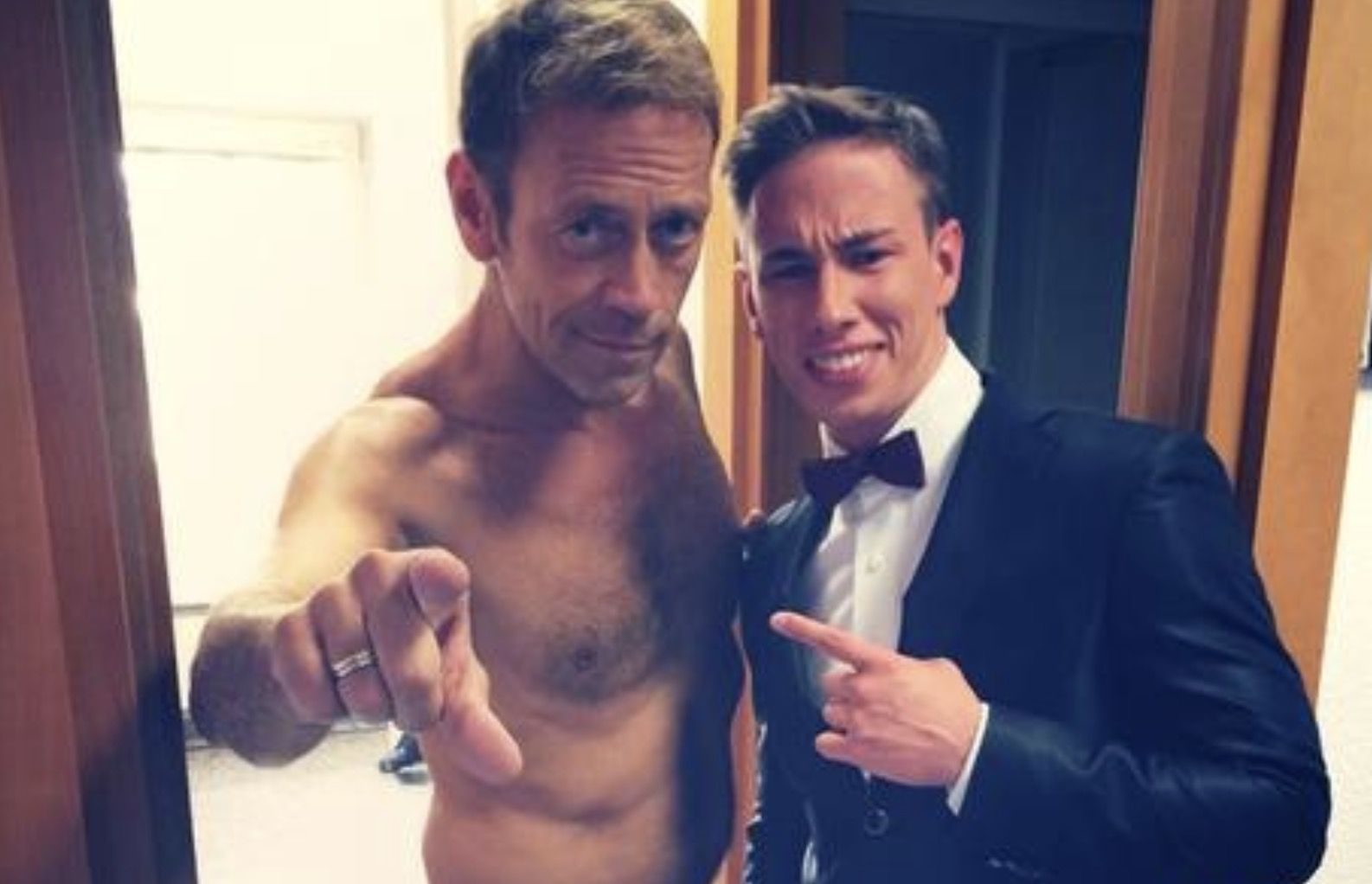 Max Felicitas e Rocco Siffredi