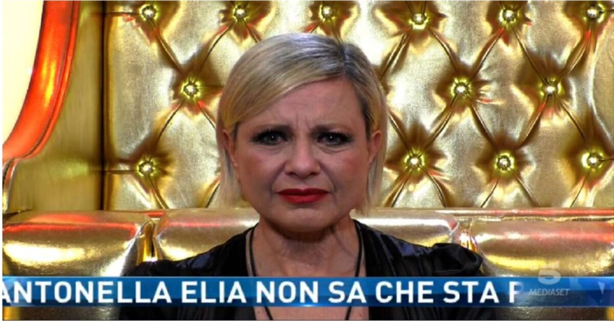 Antonella Elia si sfoga, e confessa la vera ragione della partecipazione al Grande Fratello Vip