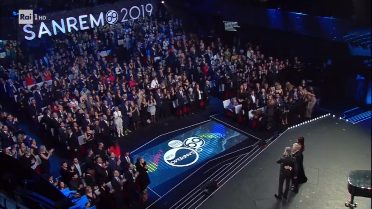 Festival di Sanremo 2020 panico in platea uno spettatore in codice rosso