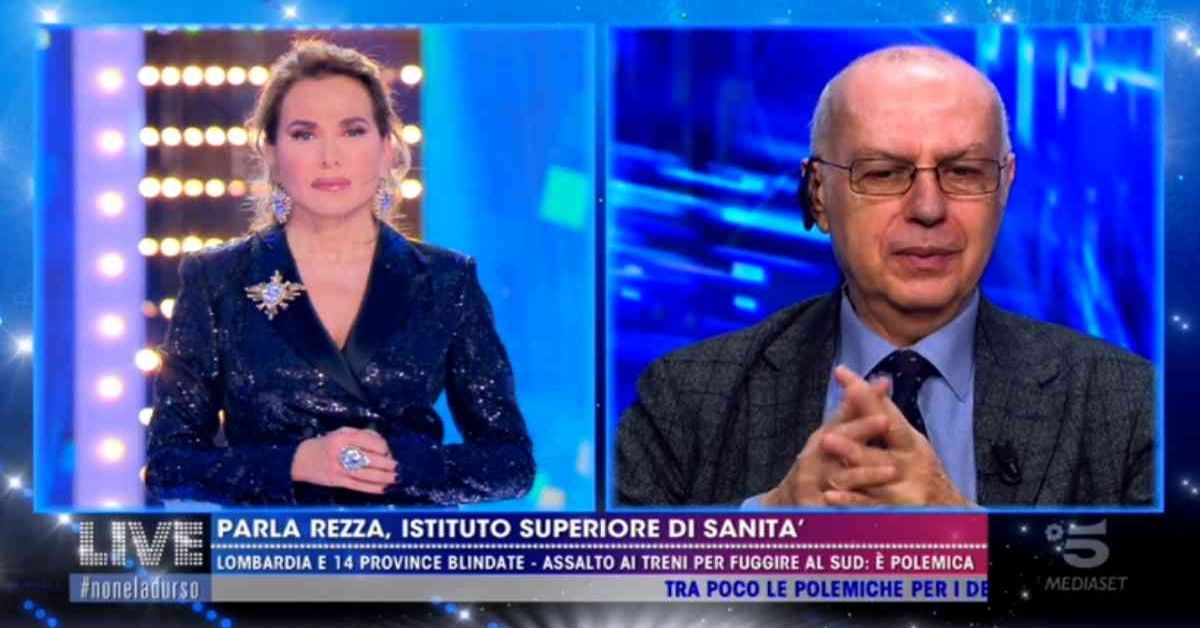 Live non è la d’Urso, Giovanni Rezza: “dobbiamo diventare un po’ asociali”