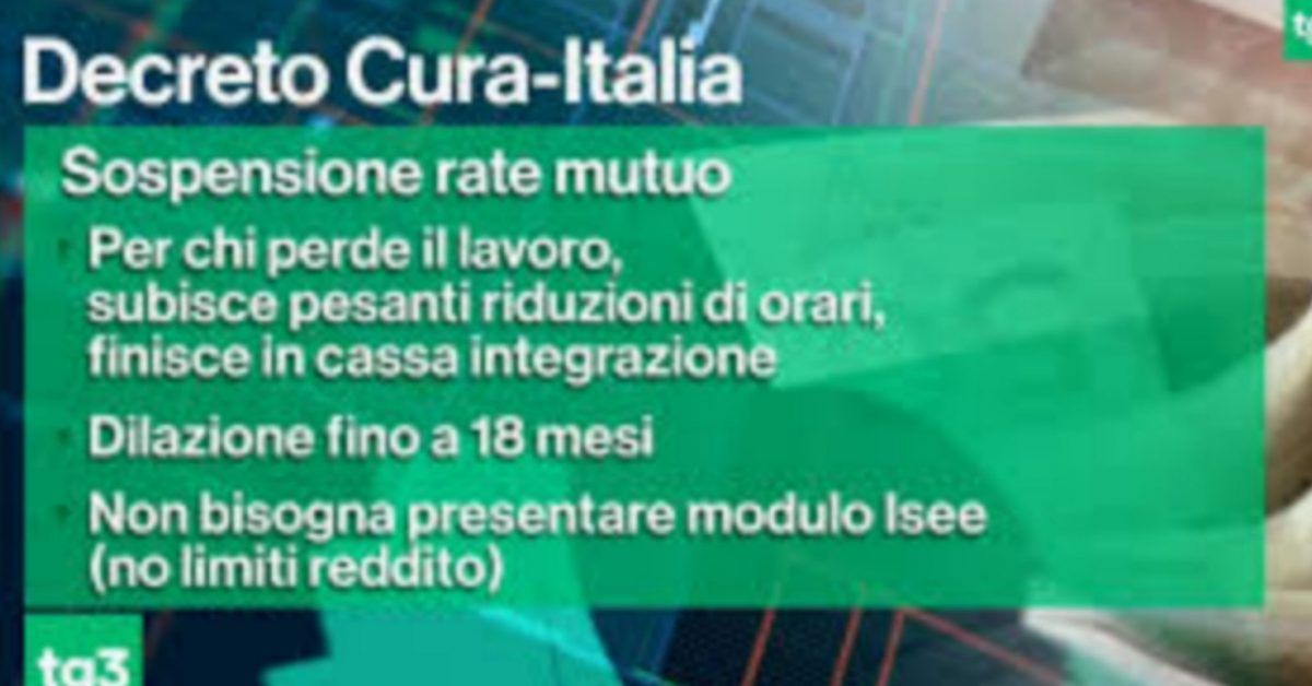 Coronavirus, ecco cosa fare per ottenere gli aiuti del decreto “Cura Italia”