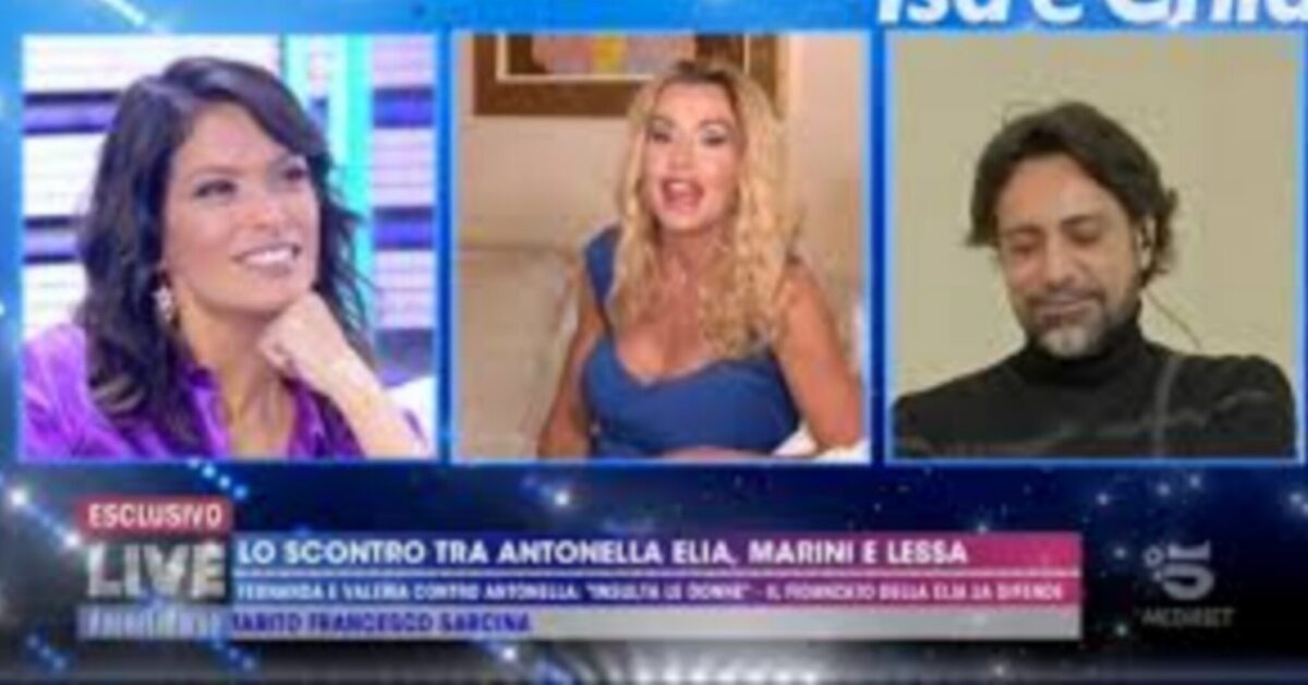 A Live Non è la D’Urso, Fernanda Lessa, Valeria Marini e Enrica Bonaccorti tutti contro Antonella Elia