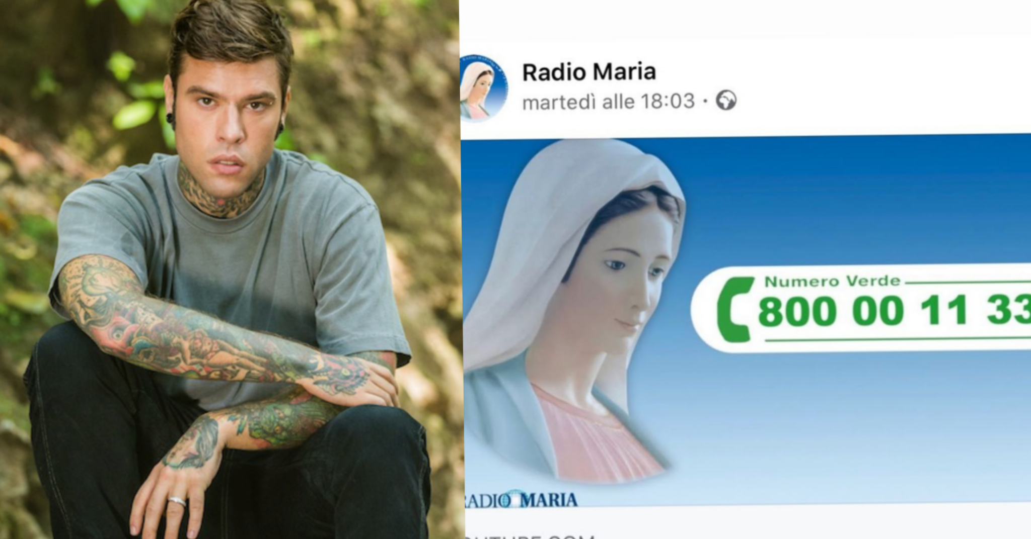 Fedez contro Radio Maria