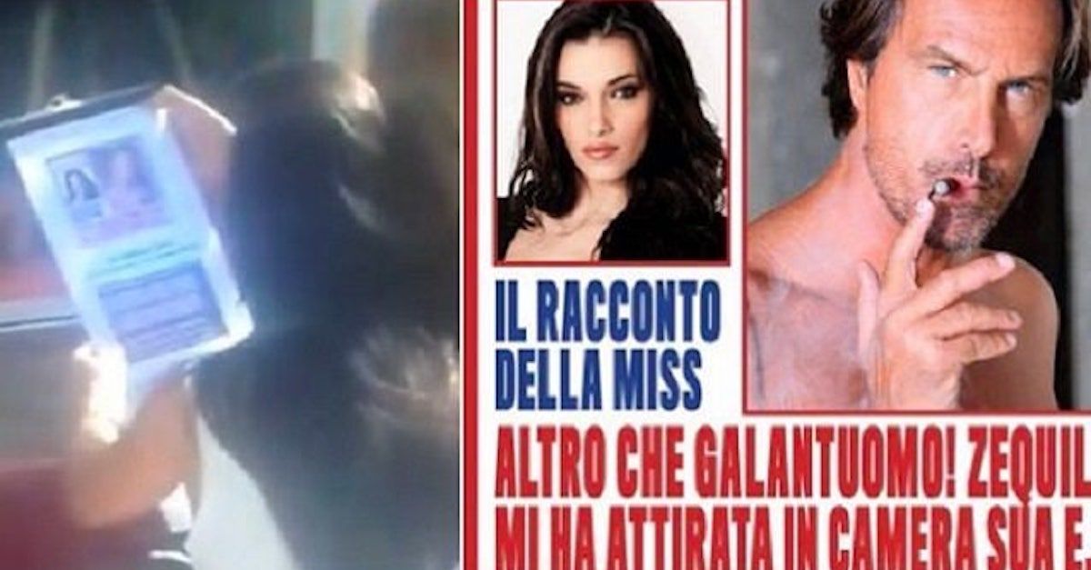 Grande Fratello VIP: drone consegna ad Antonio Zequila un foglio con accuse di molestie