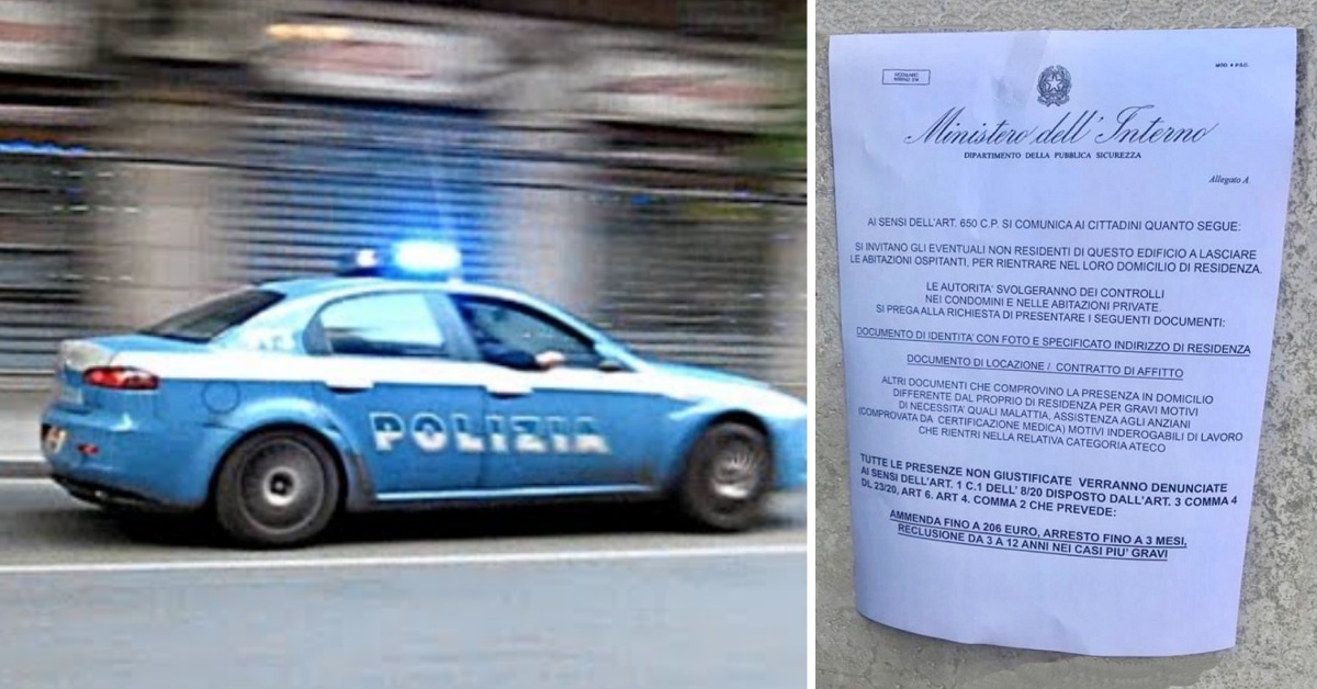 macchina-polizia-volantino