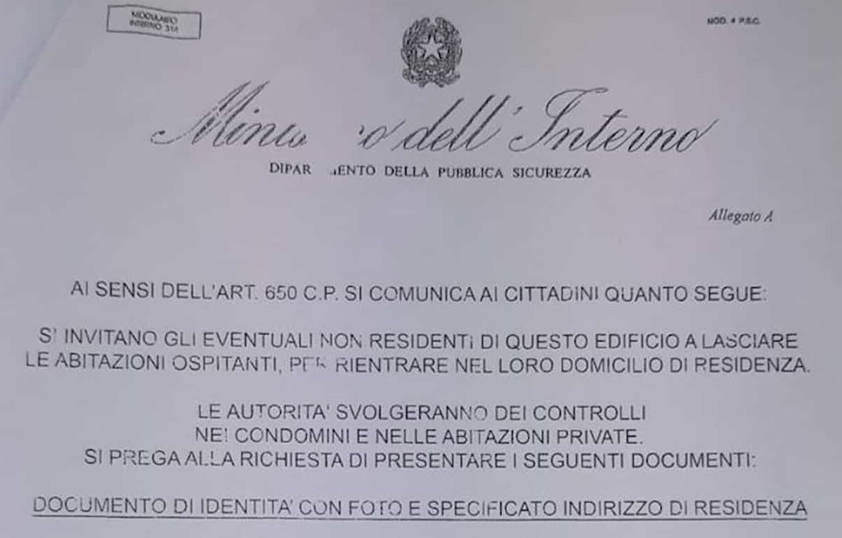 ministero-volantino-non-vero