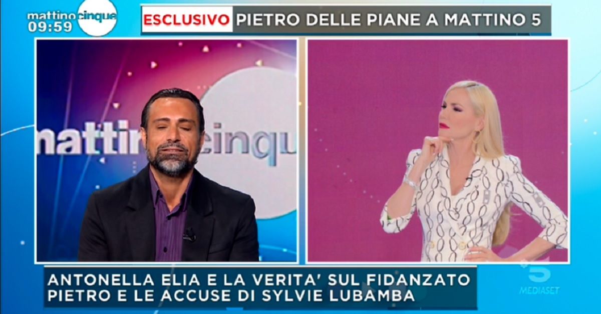 Pietro delle Piane a Mattino 5, la verità sulla storia con Antonella Elia e le altre donne