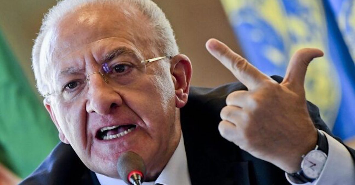 Vincenzo De Luca: “grave il sì del ministero per jogging e passeggiate, in Campania sarà vietato”