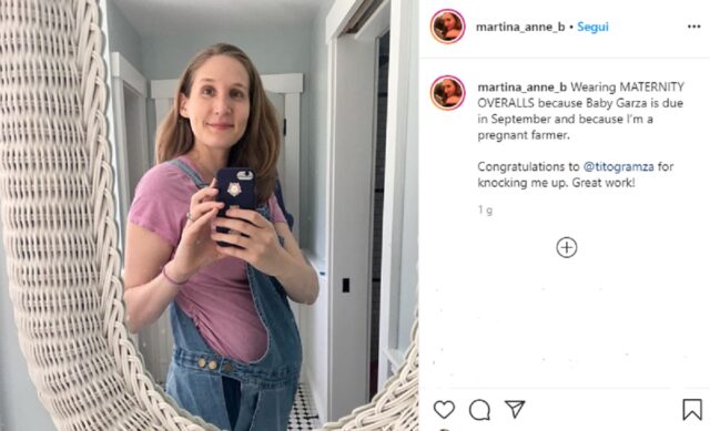 Martina Anne Bonolis incinta
