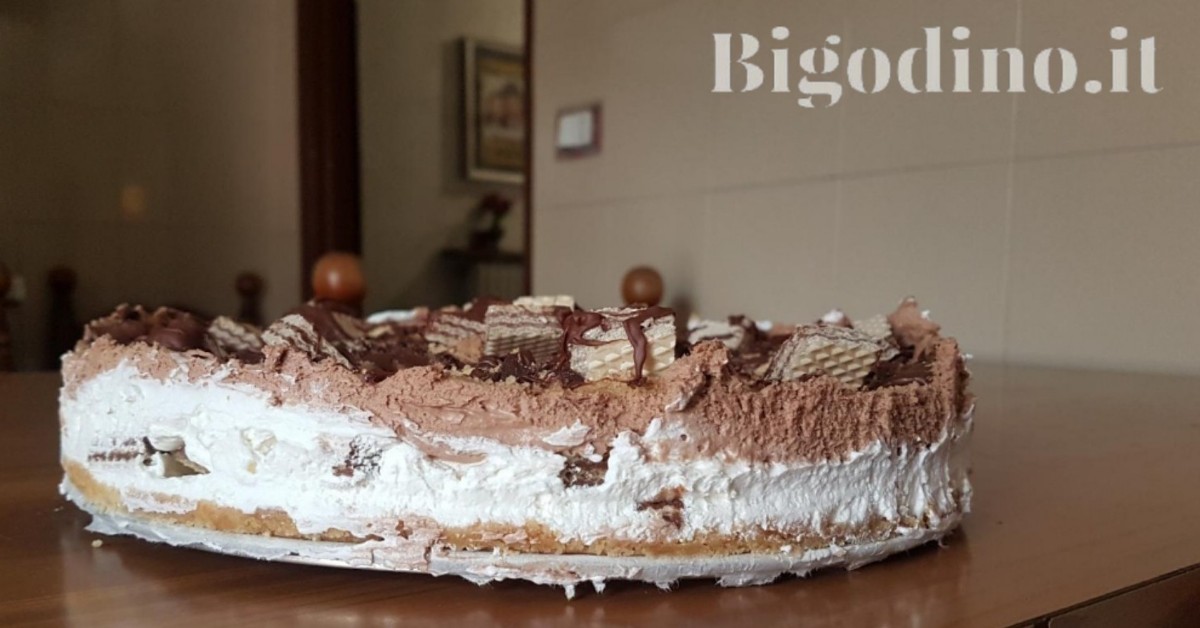 Semifreddo wafer, panna e nutella