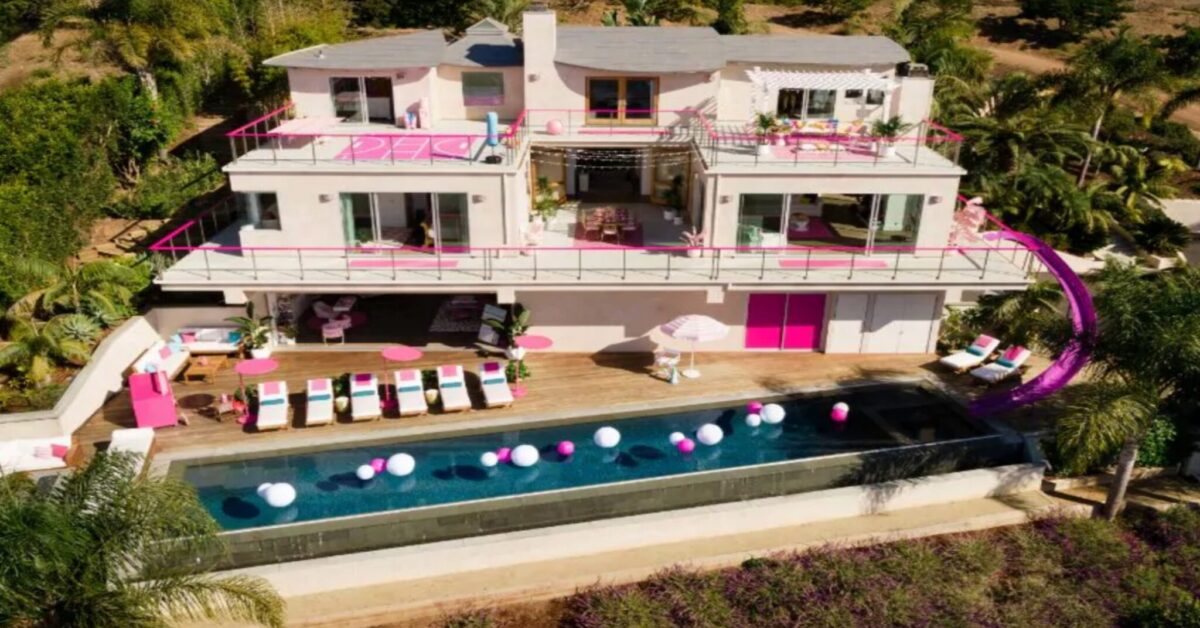 La vera casa di Barbie a grandezza naturale aperta agli ospiti più fortunati