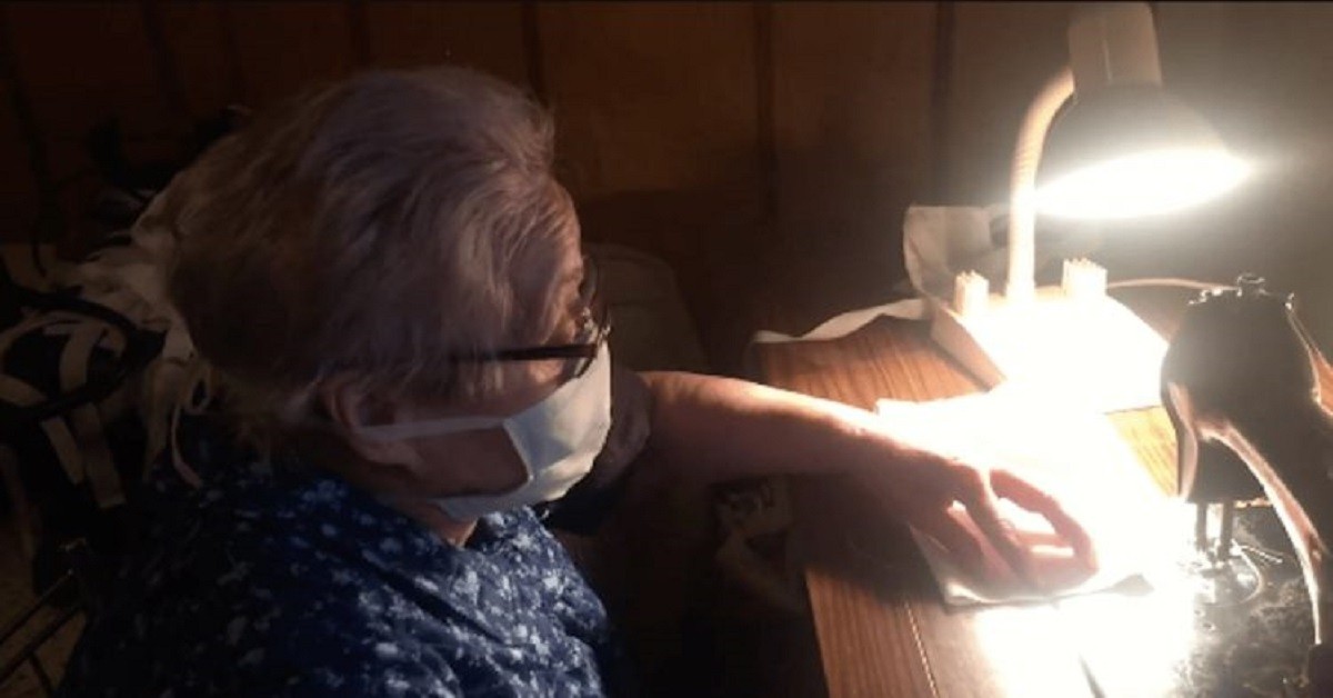 88 anni e malata, fa la sua parte contro il coronavirus