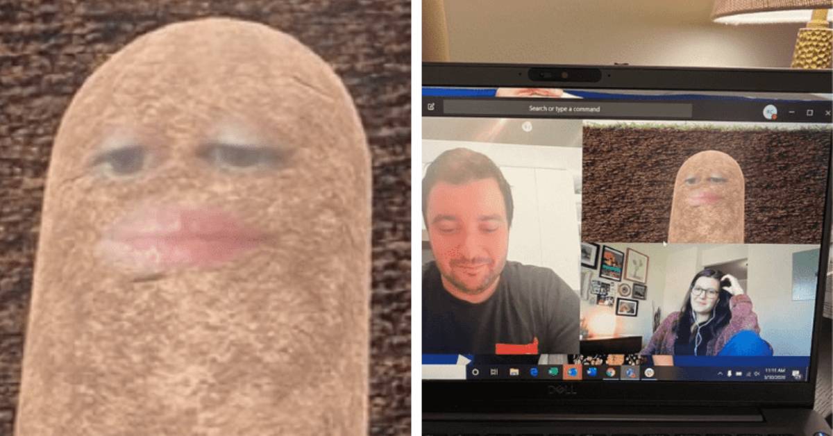 video call con una patata