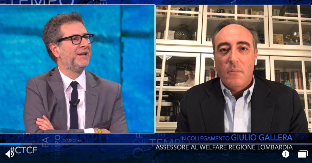 Giulio Gallera a Che Tempo che fa: “senza le condizioni adatte il 4 maggio la Lombardia non riapre”
