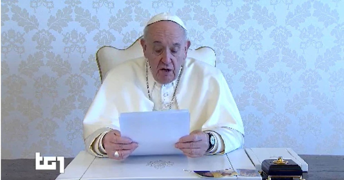 Il videomessaggio di Papa Francesco, in un momento di bisogno
