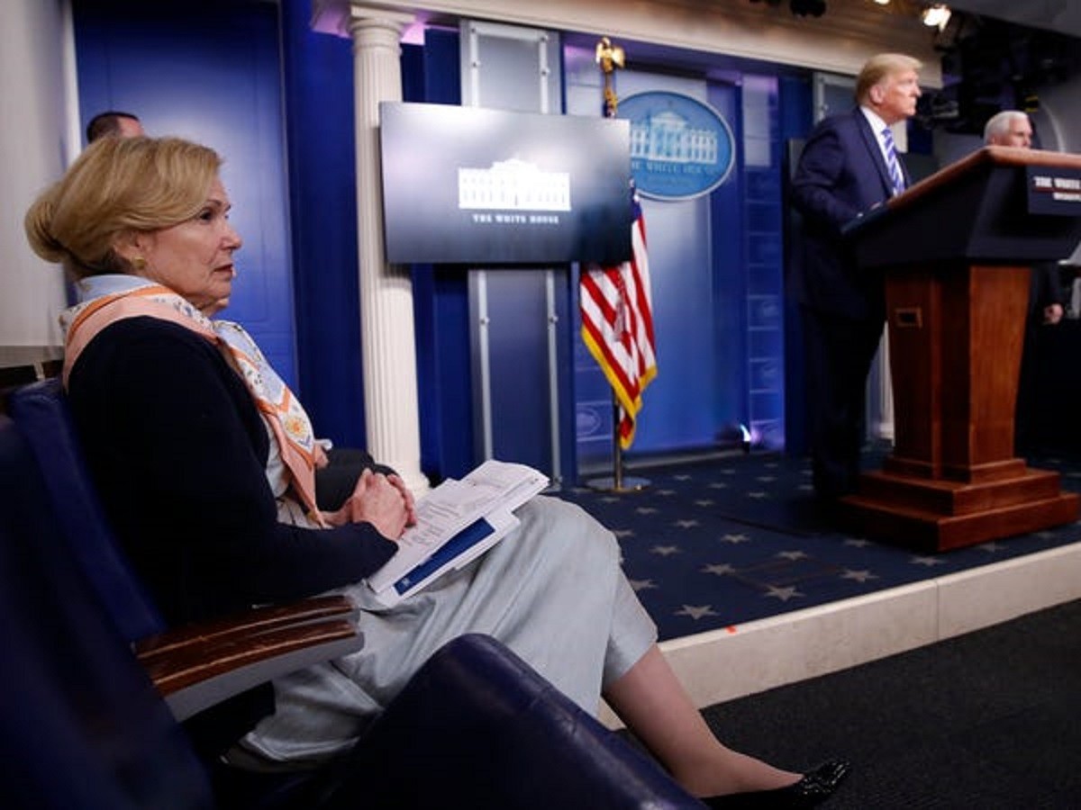 dottoressa Deborah Birx e Trump