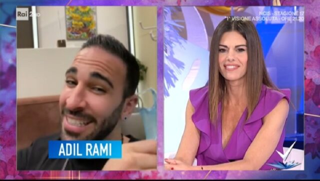 Sorpresa a Bianca Guaccero da Adil Rami