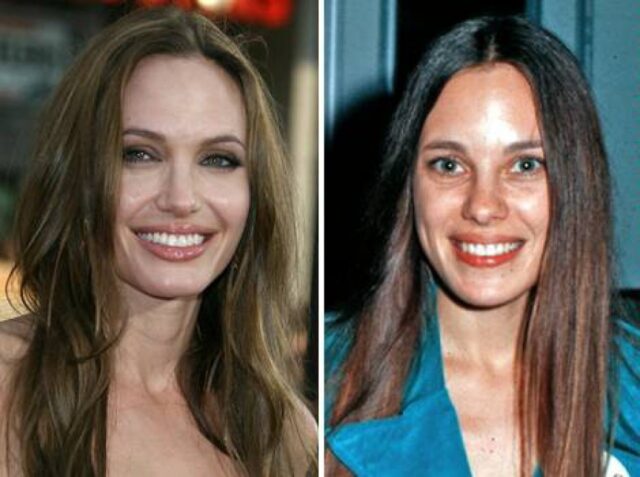 Marcheline Bertrand e Angelina Jolie