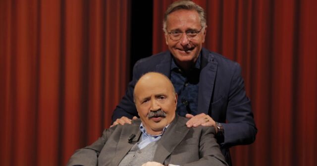 Maurizio Costanzo con Paolo Bonolis