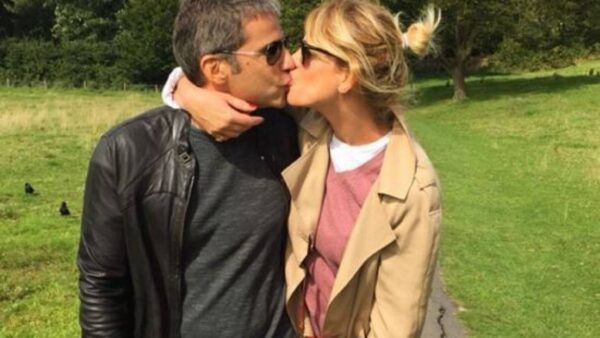 Paolo Calabresi e Alessia Marcuzzi bacio