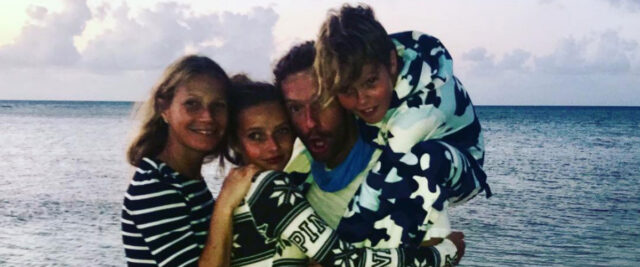 Gwyneth Paltrow, Chris Martin e i figli