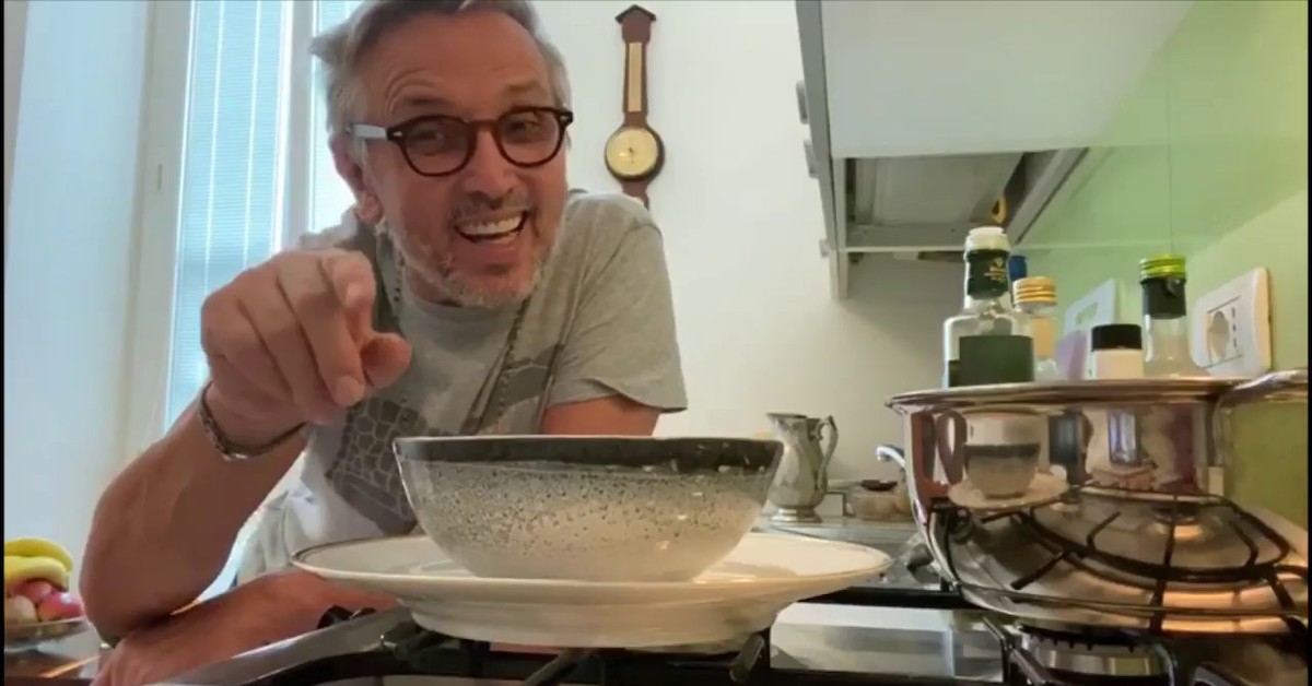 Bruno Barbieri posta la ricetta della frittata di verdure