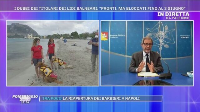 Il distanziamento sulle spiagge per i cani bagnini