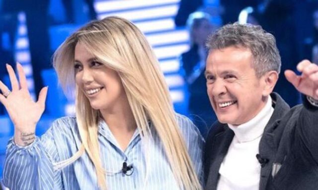 Pupo con Wanda Nara