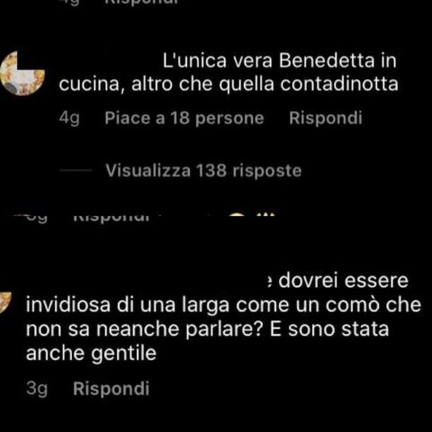 benedetta rossi haters