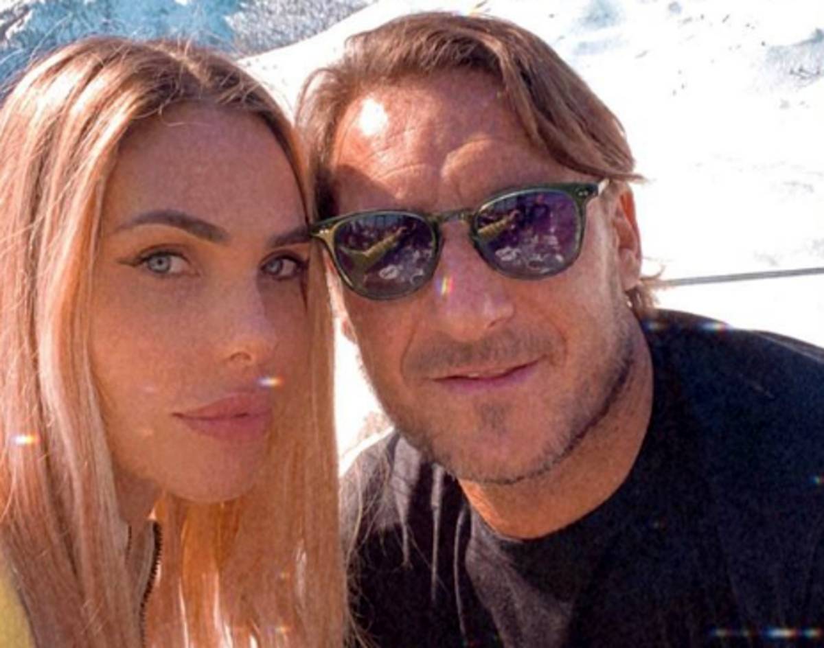 Ilary Blasi con Francesco Totti