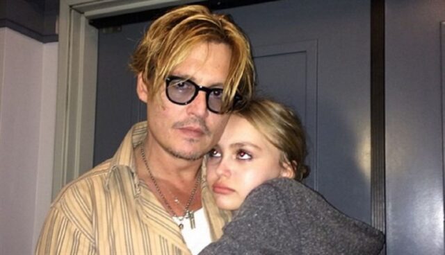 Johnny Depp e la figlia