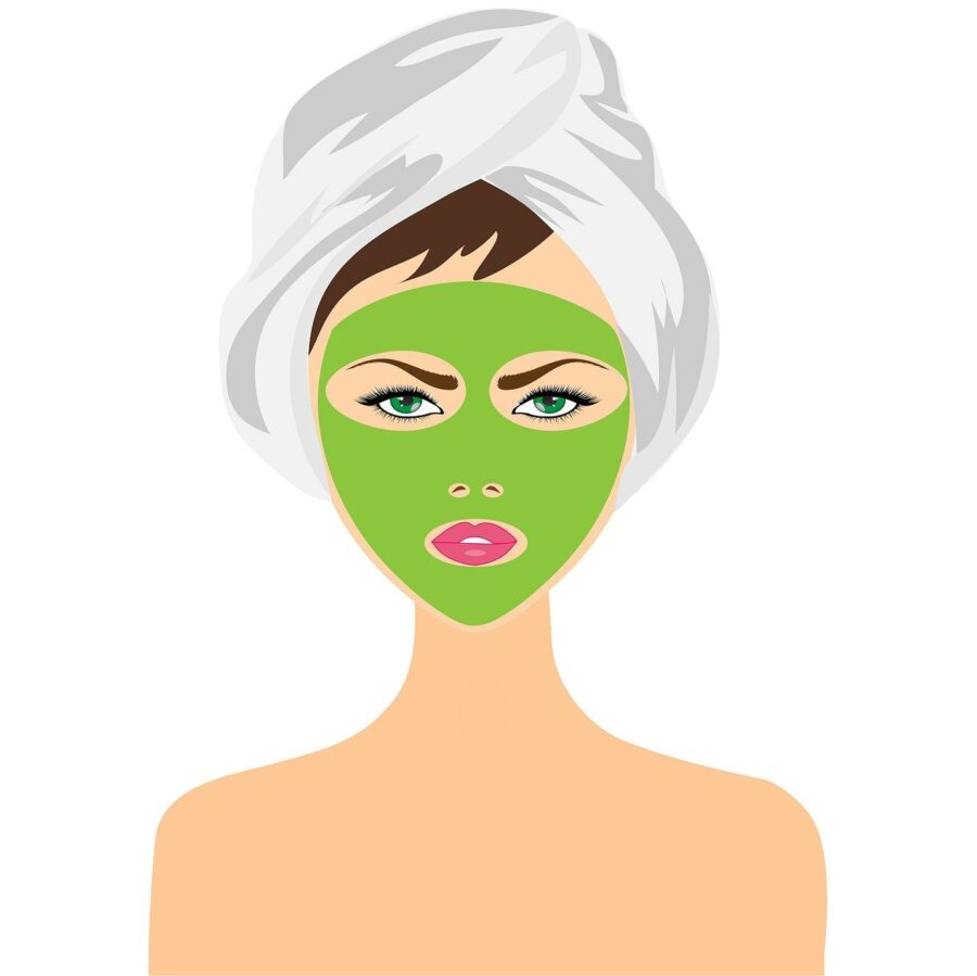 Maschera viso al kiwi