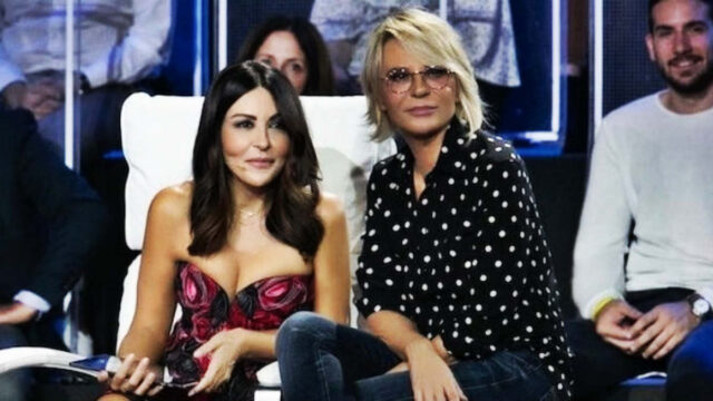 Maria De Filippi con Sabrina Ferilli