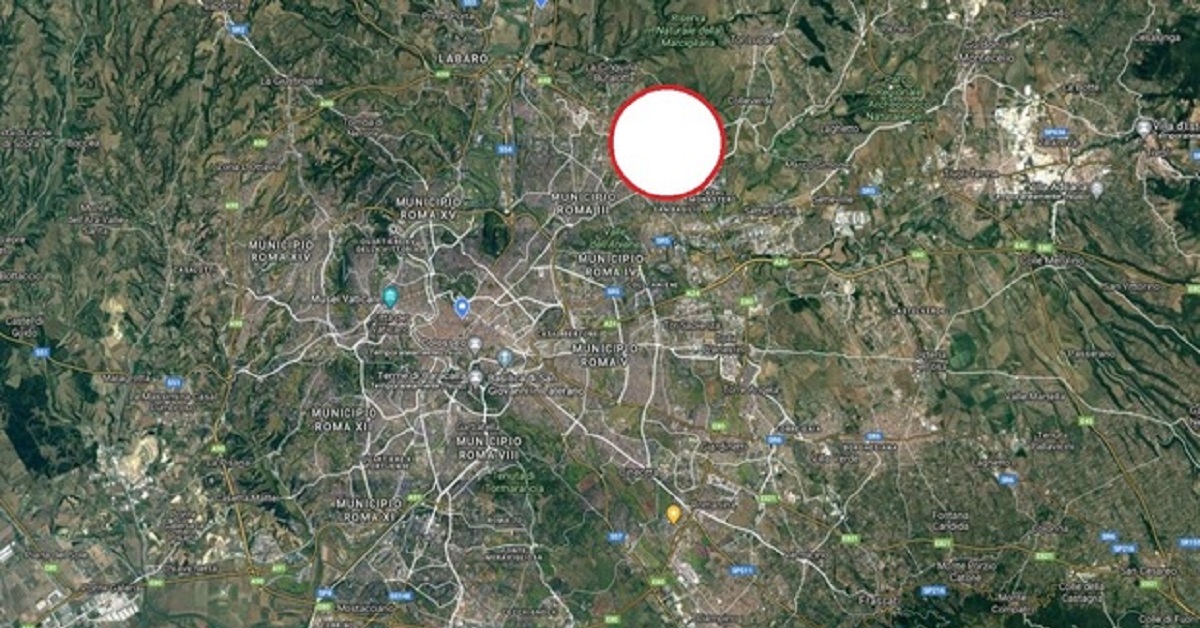 mappa Roma terremoto