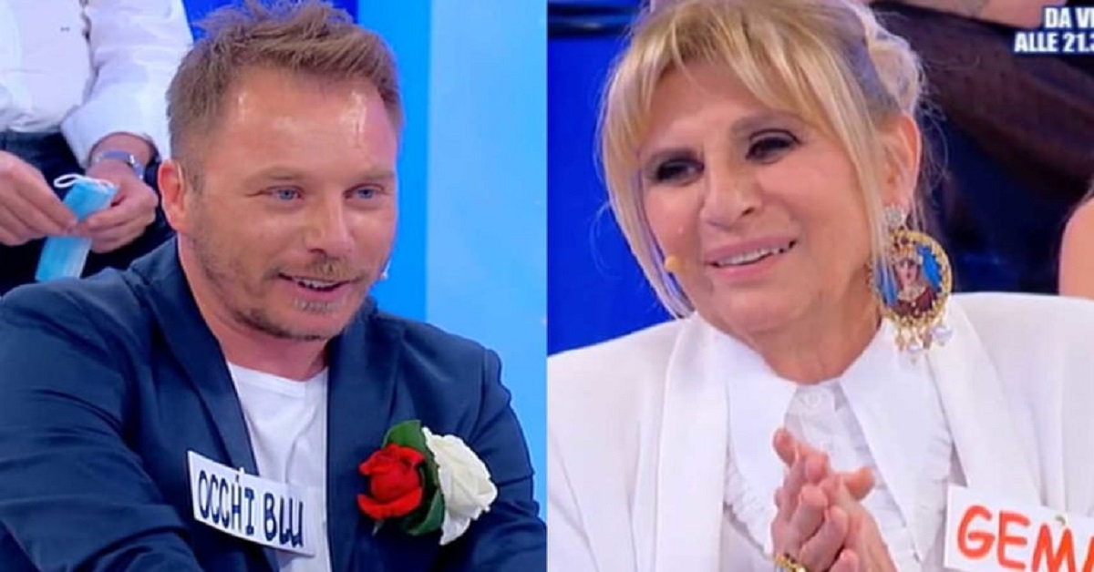 Uomini e Donne, Gemma Galgani conosce Occhi Blu
