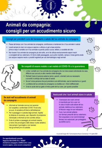 Vademecum ISS per animali da compagnia
