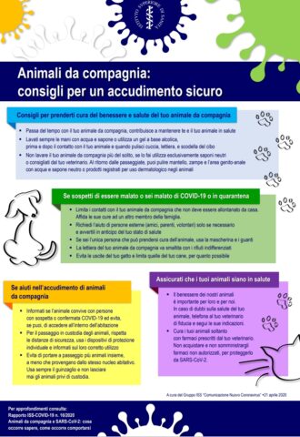 Vademecum ISS per animali da compagnia