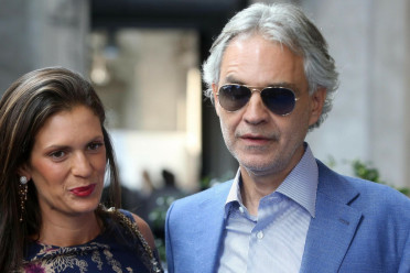 Andrea Bocelli e sua moglie veronica berti