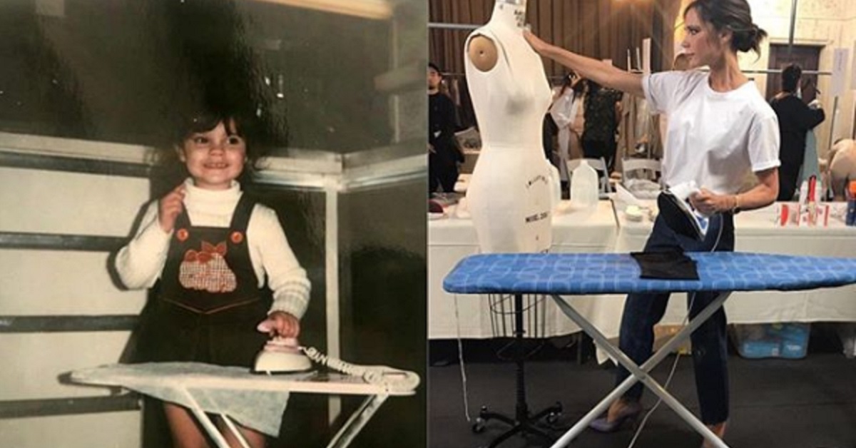 Victoria Beckham e la foto da bambina