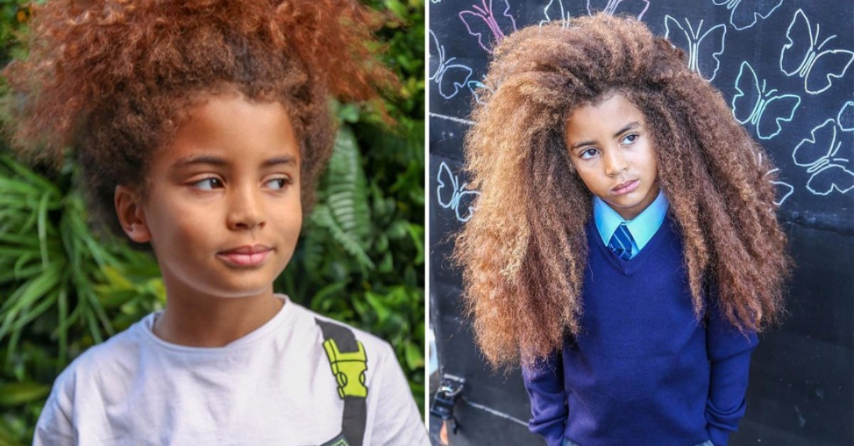 Farouk James, il bambino con i lunghi capelli ricci: si rifiuta di tagliarli