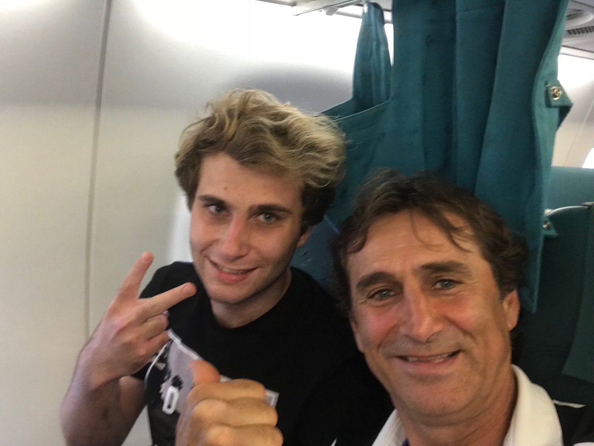 Alex Zanardi e Niccolò Zanardi