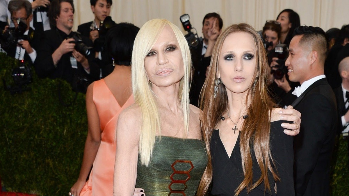 Allegra Versace e la mamma