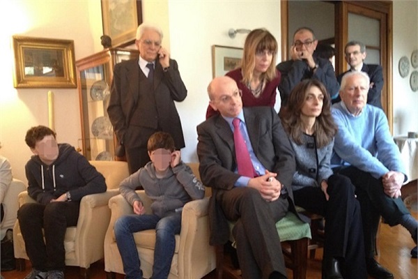 La famiglia di Bernardo Giorgio Mattarella